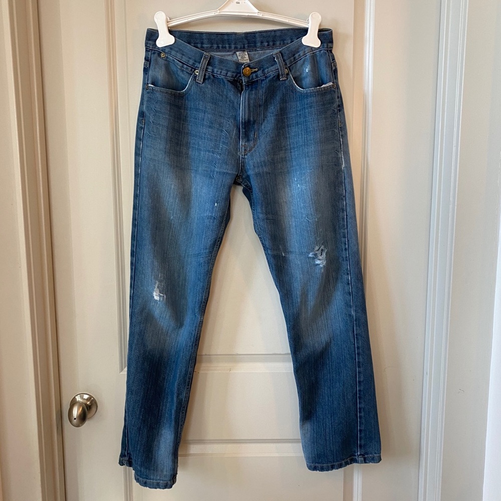 Men’s PD&C Distressed jeans, size 34X32